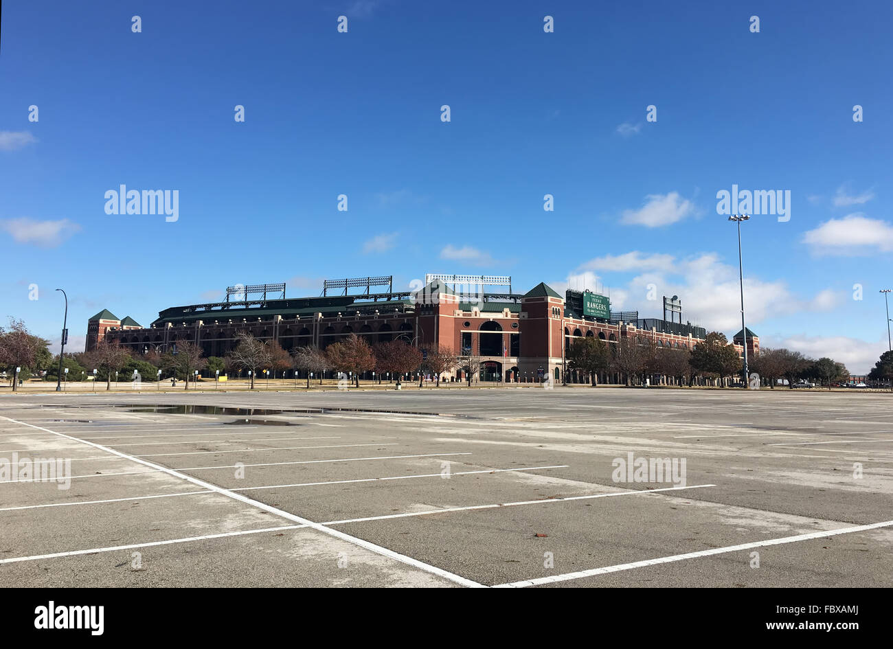 Globe Life Park in Arlington, casa dei Texas Rangers Foto Stock