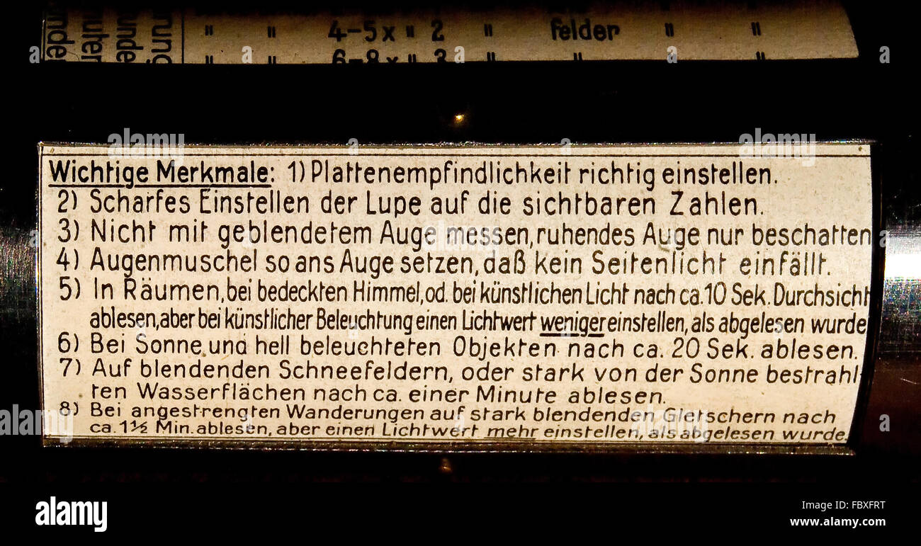 Storico camera obscura Foto Stock