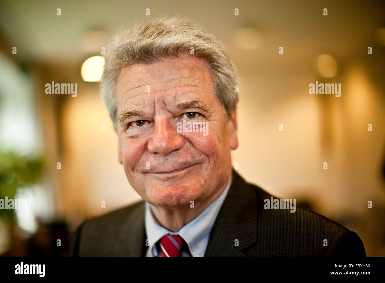 Joachim Gauck, Presidente Federale, diritti civili attivista, Pastore, Chiesa, fede, politici, DDR, Rostock, cittadino, libertà Foto Stock