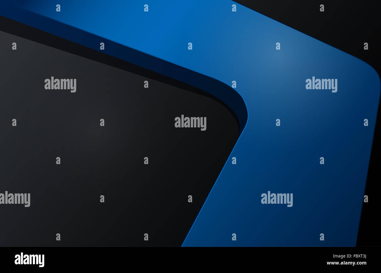 Abstract volumetrico blu di sfondo Foto Stock