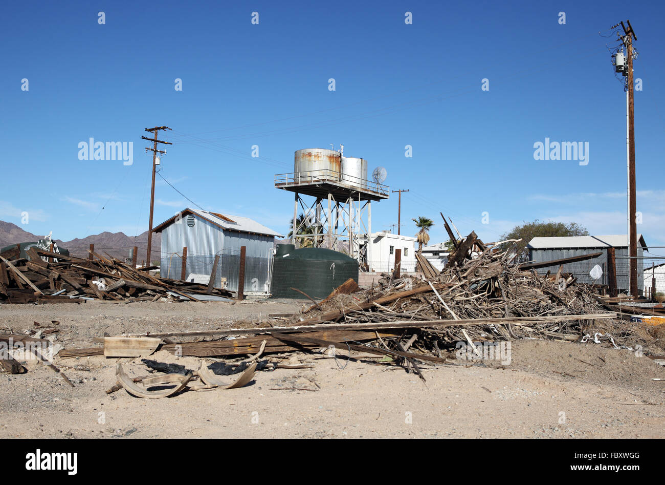 Yunk cantiere in California Foto Stock