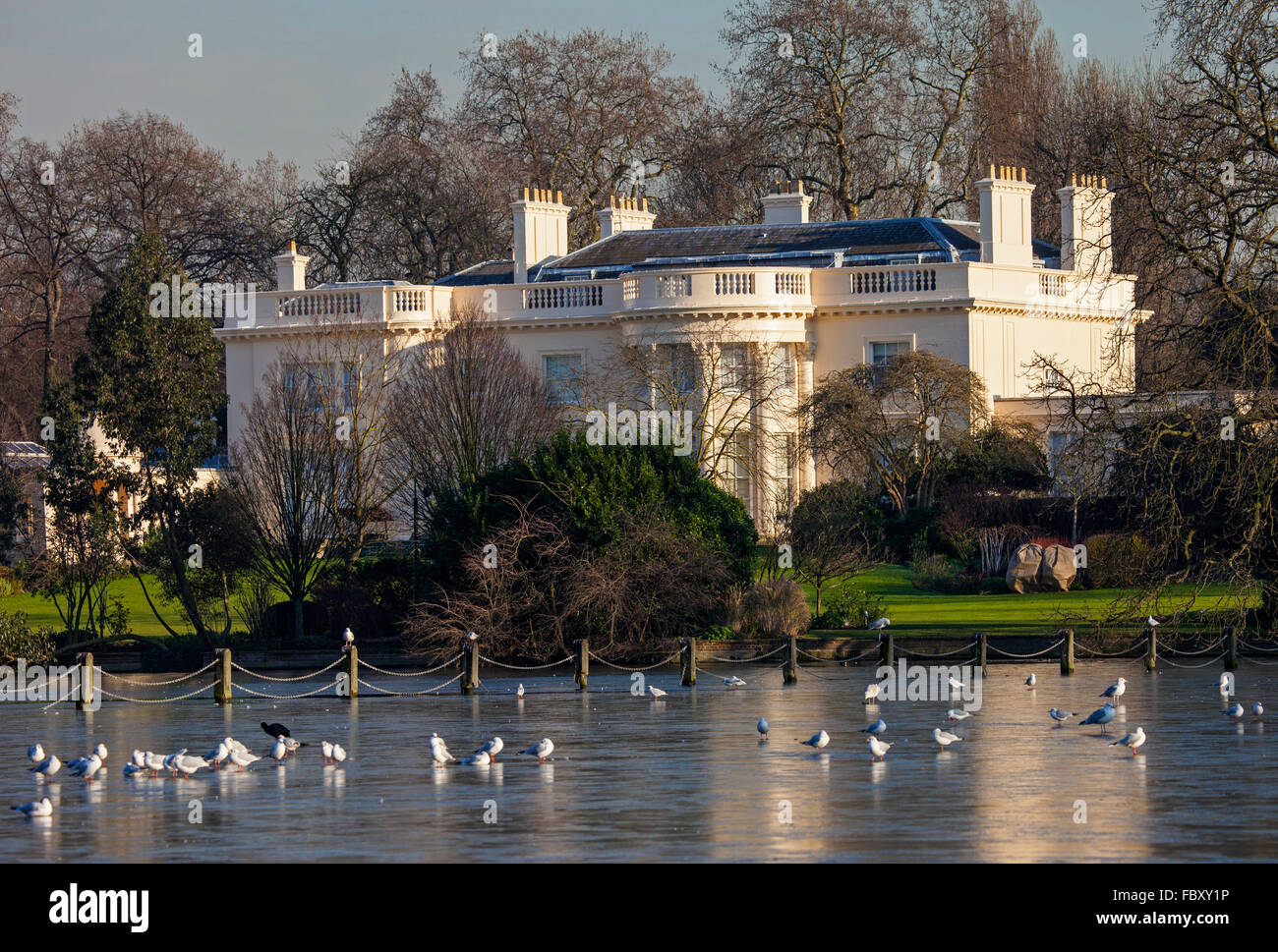 Una vista della Holme a Regents Park, Londra. Foto Stock