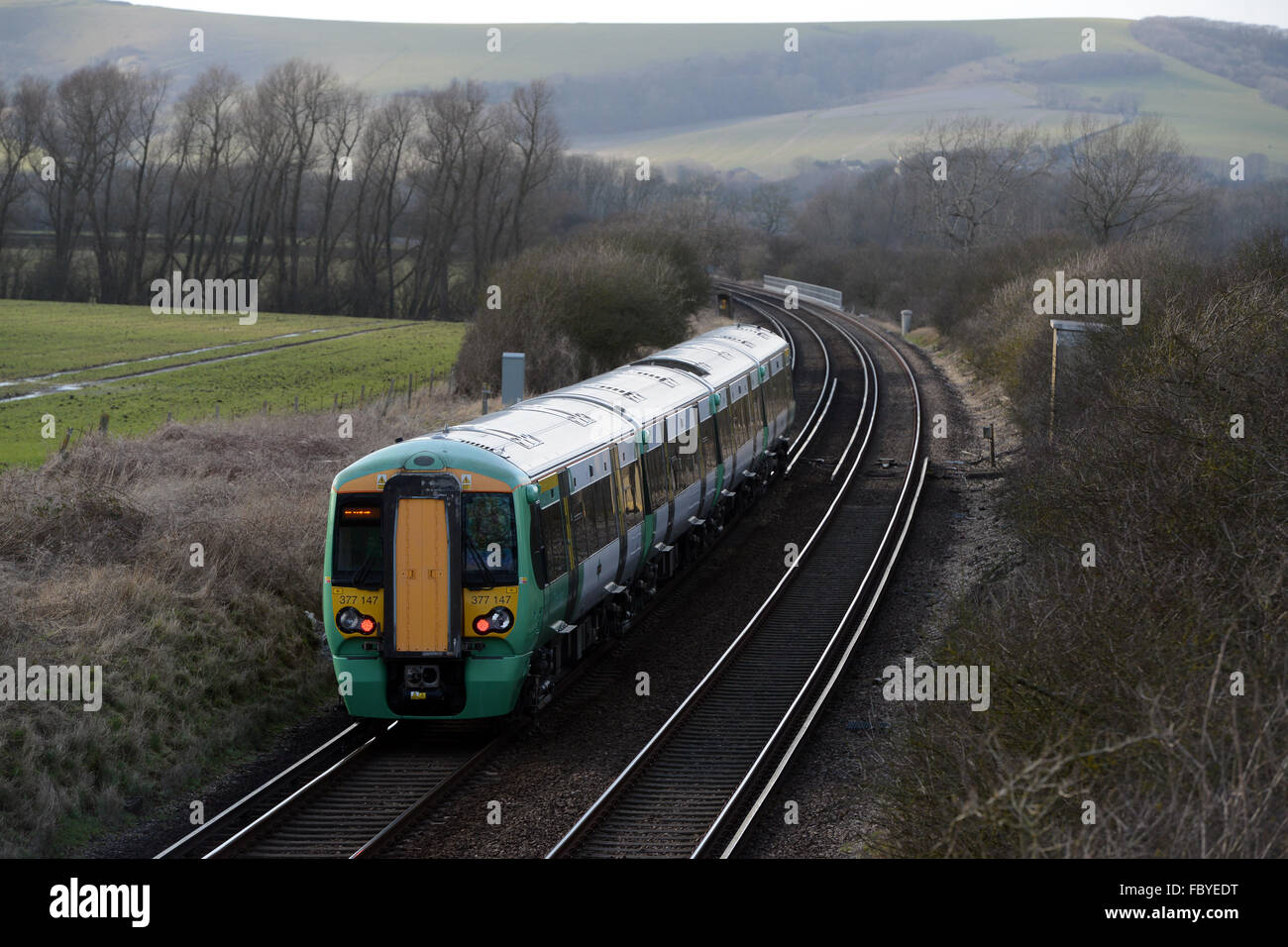 Treno del Sud, Regno Unito Foto Stock