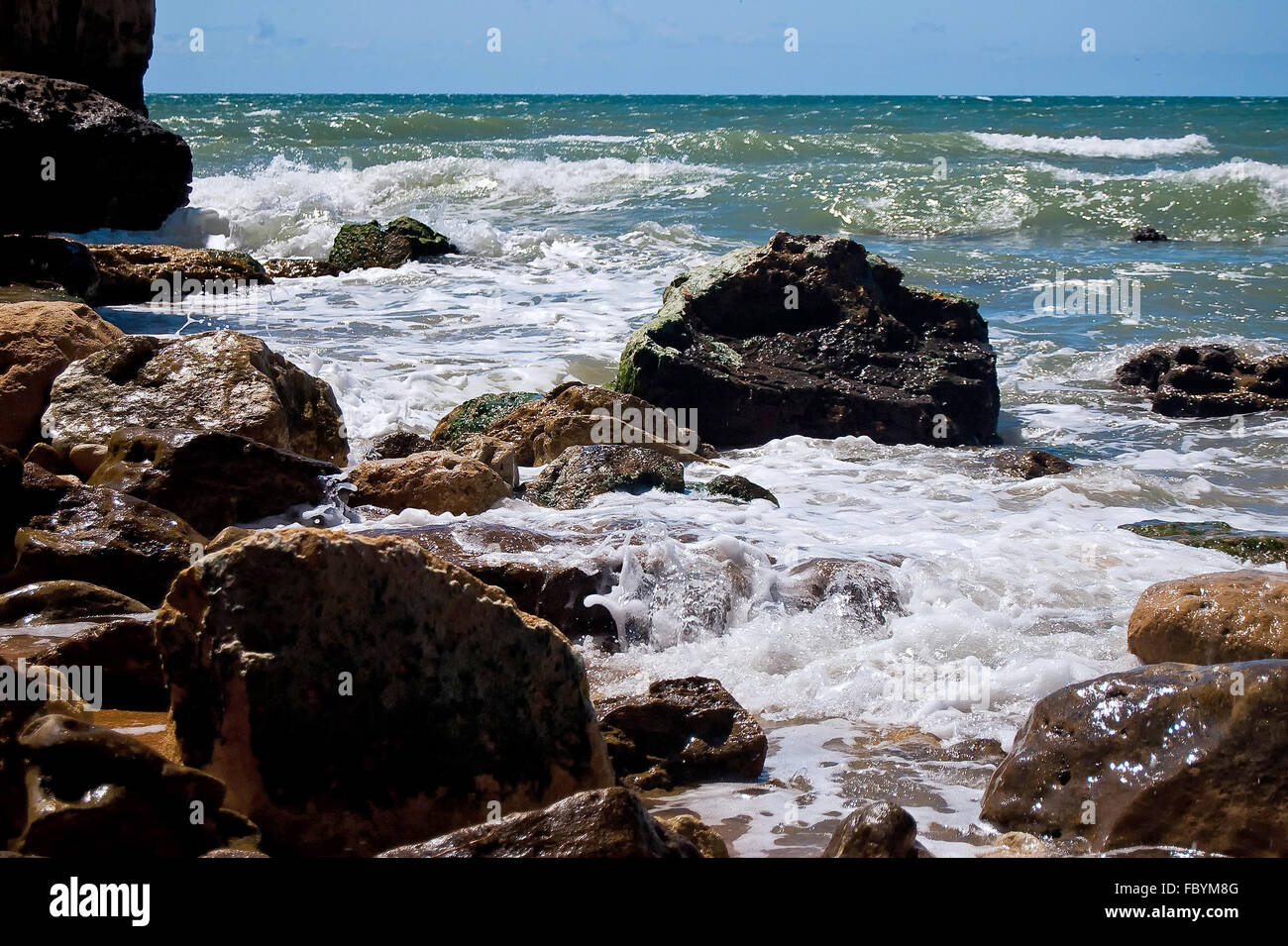 Costa de Algarve Foto Stock