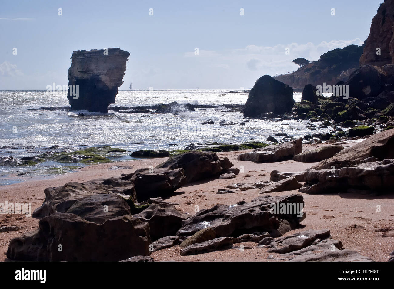 Costa de Algarve Foto Stock