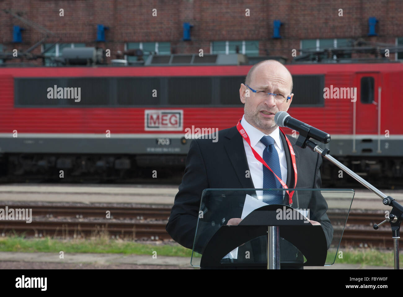 Innovativo per nuovo Test-Center a Dessau Foto Stock