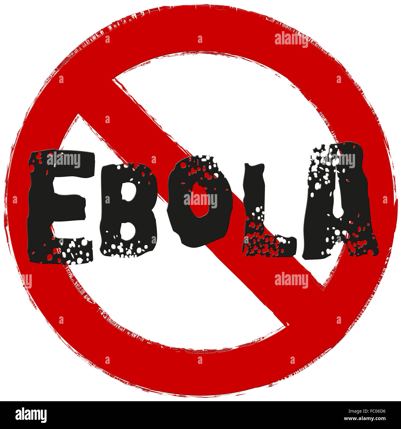 Smettere di Ebola Foto Stock