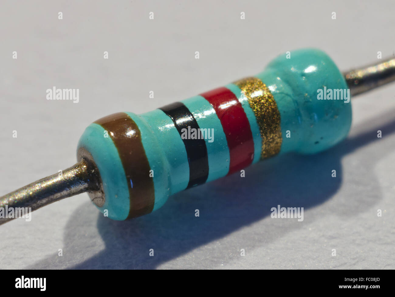 Parte elettronica resistore Foto Stock