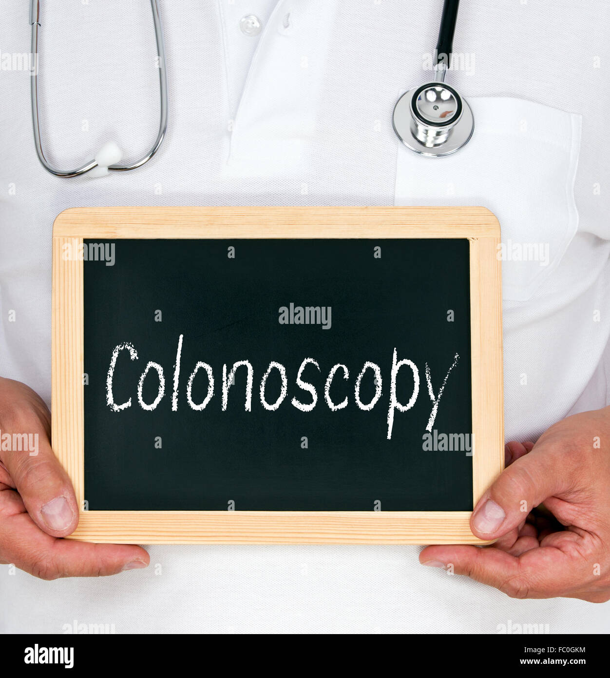 Colonoscopia Foto Stock