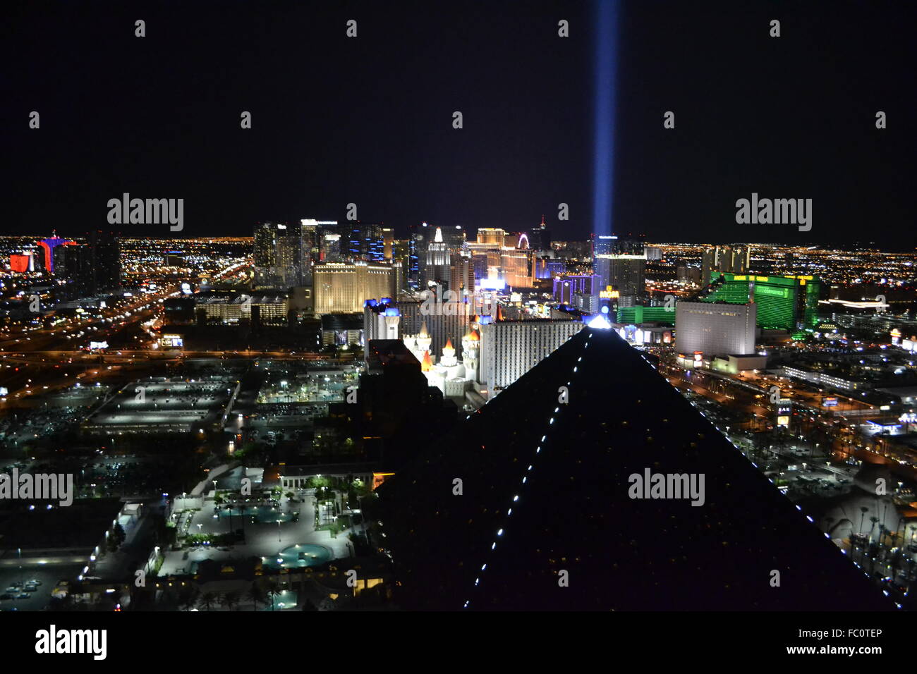 Las Vegas dall'altezza Foto Stock