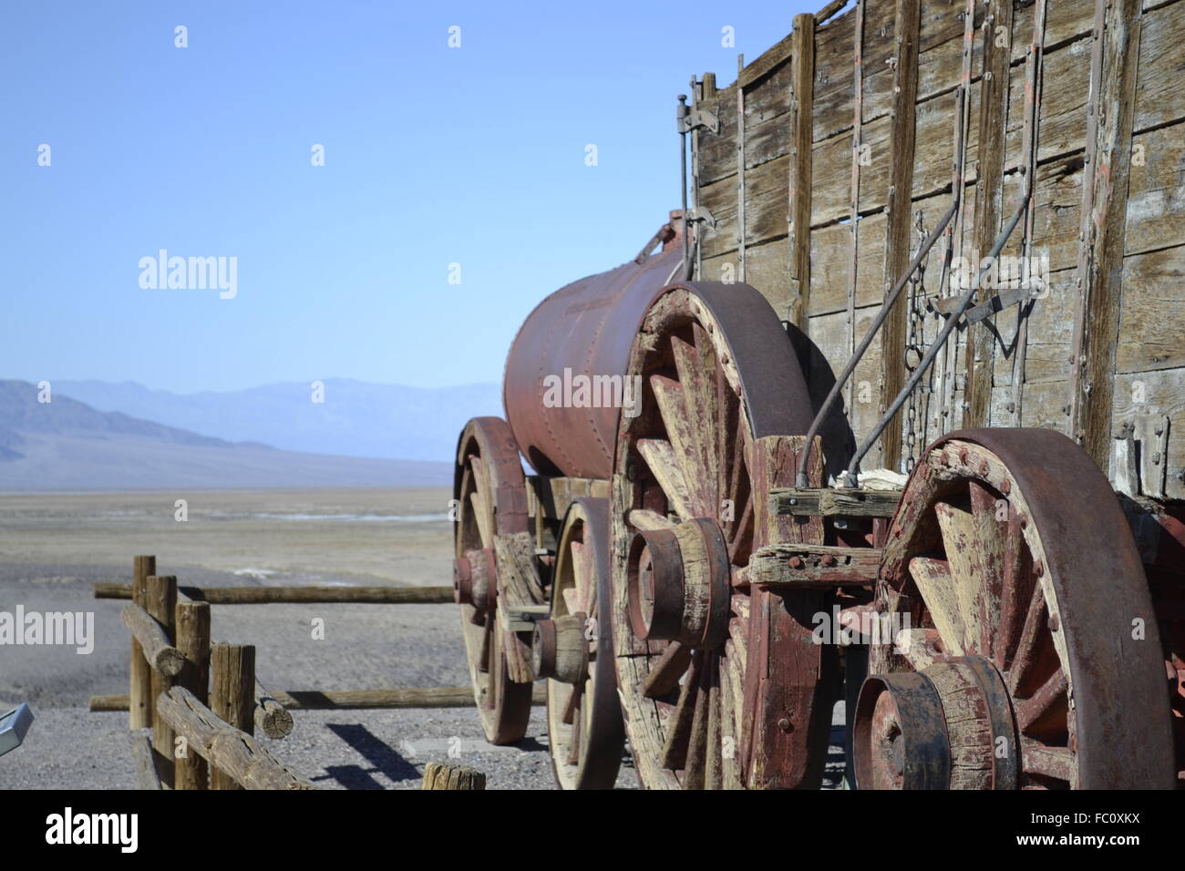 Treno per la horizont Foto Stock