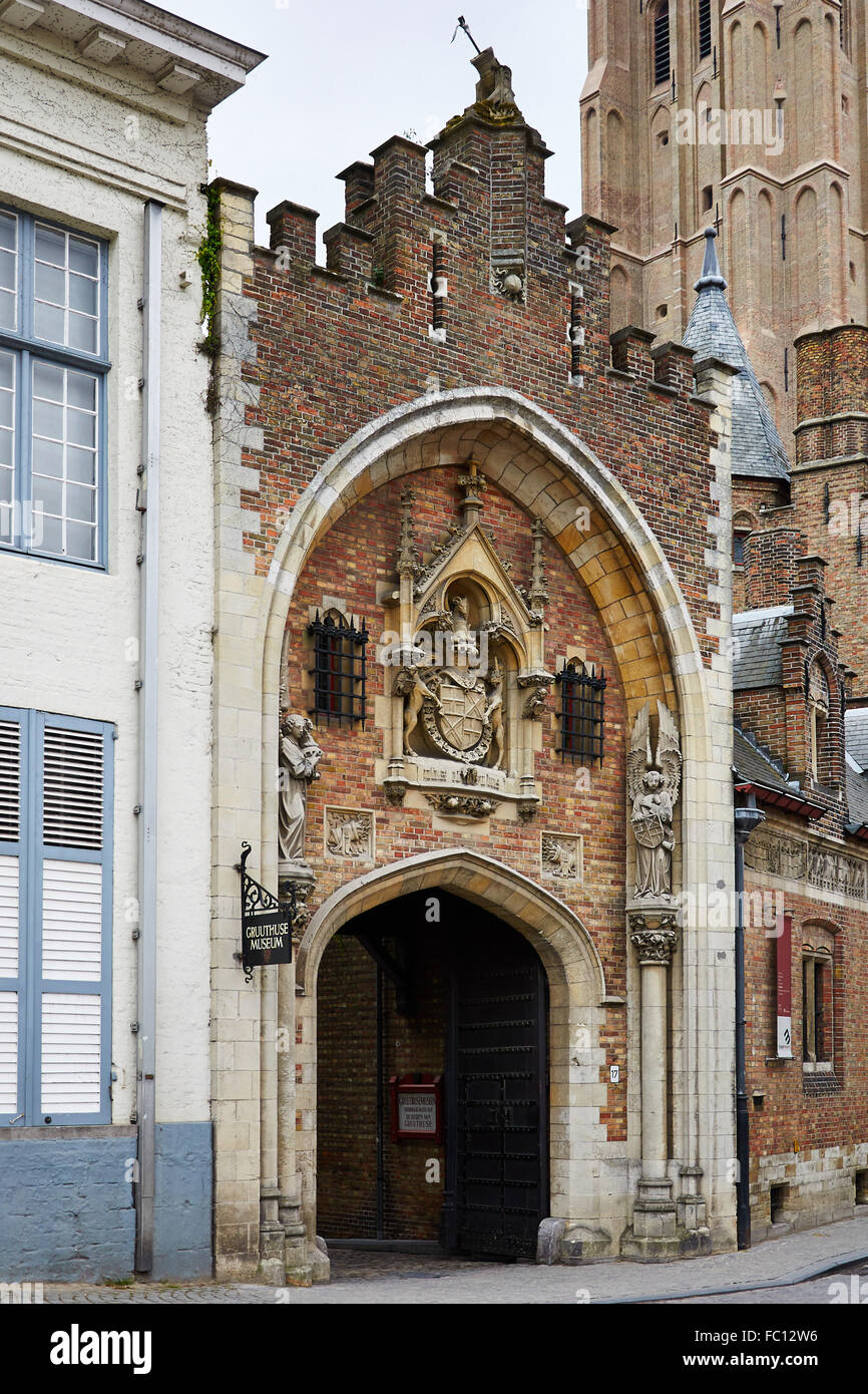 Museo Gruuthuse, Bruges, Belgio Foto Stock