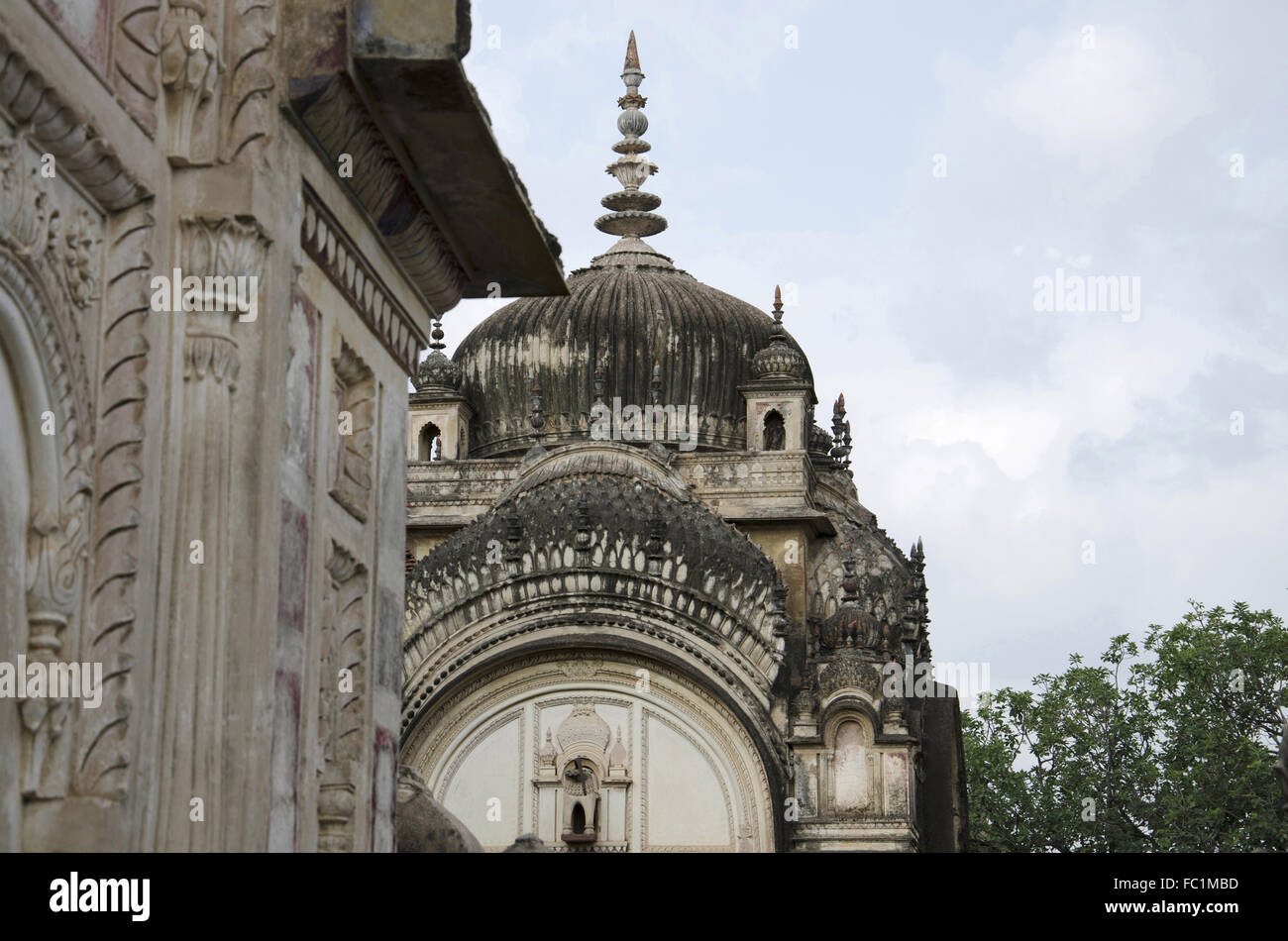 Chhatri dei maharaja Parikshat. Datia. Il Madhya Pradesh. India Foto Stock