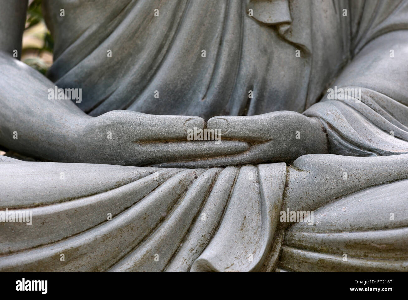 Hong Hien Tu tempio. Statua di Buddha. Siddharta Gautama. Foto Stock