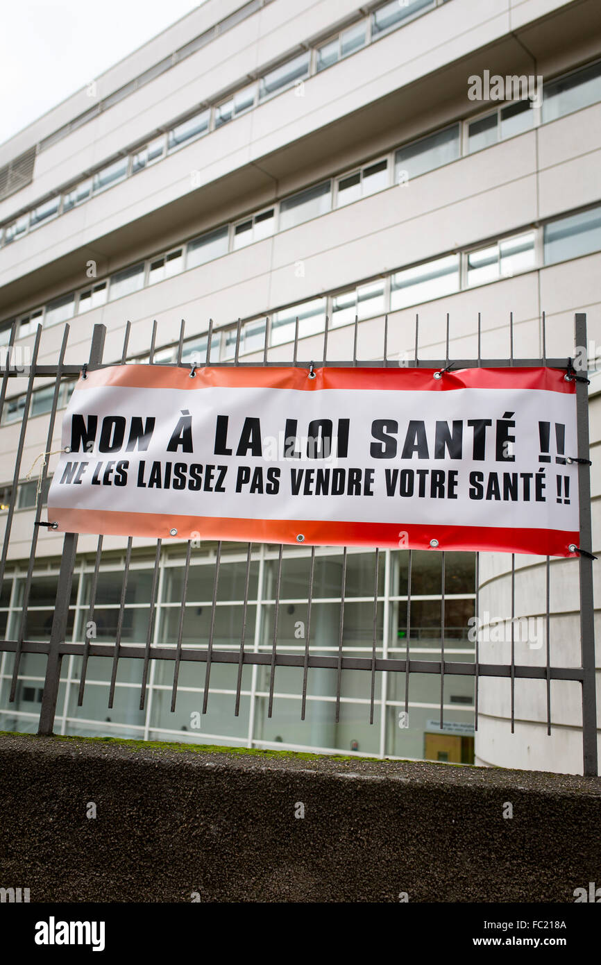 Dottore in sciopero Foto Stock