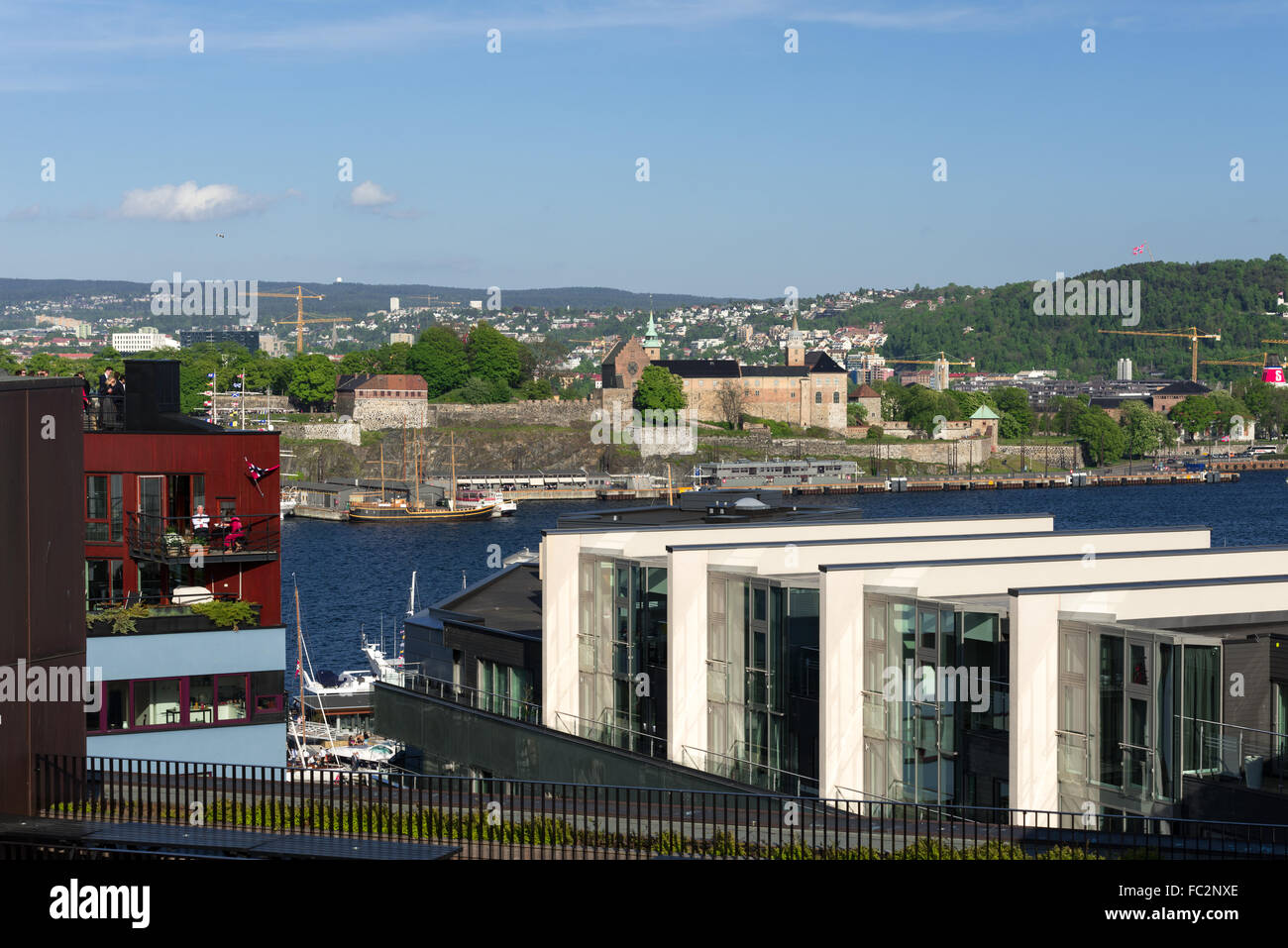 Costituzione norvegese giornata di Akershus Foto Stock