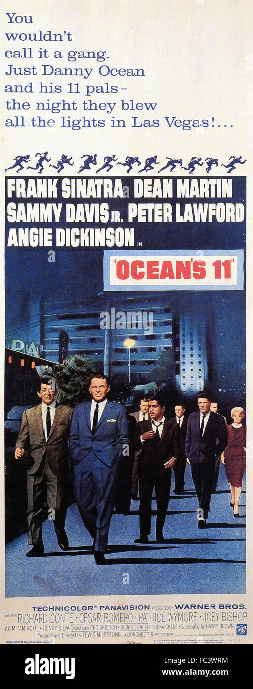 Ocean's 11 - Poster - 1960 Foto Stock
