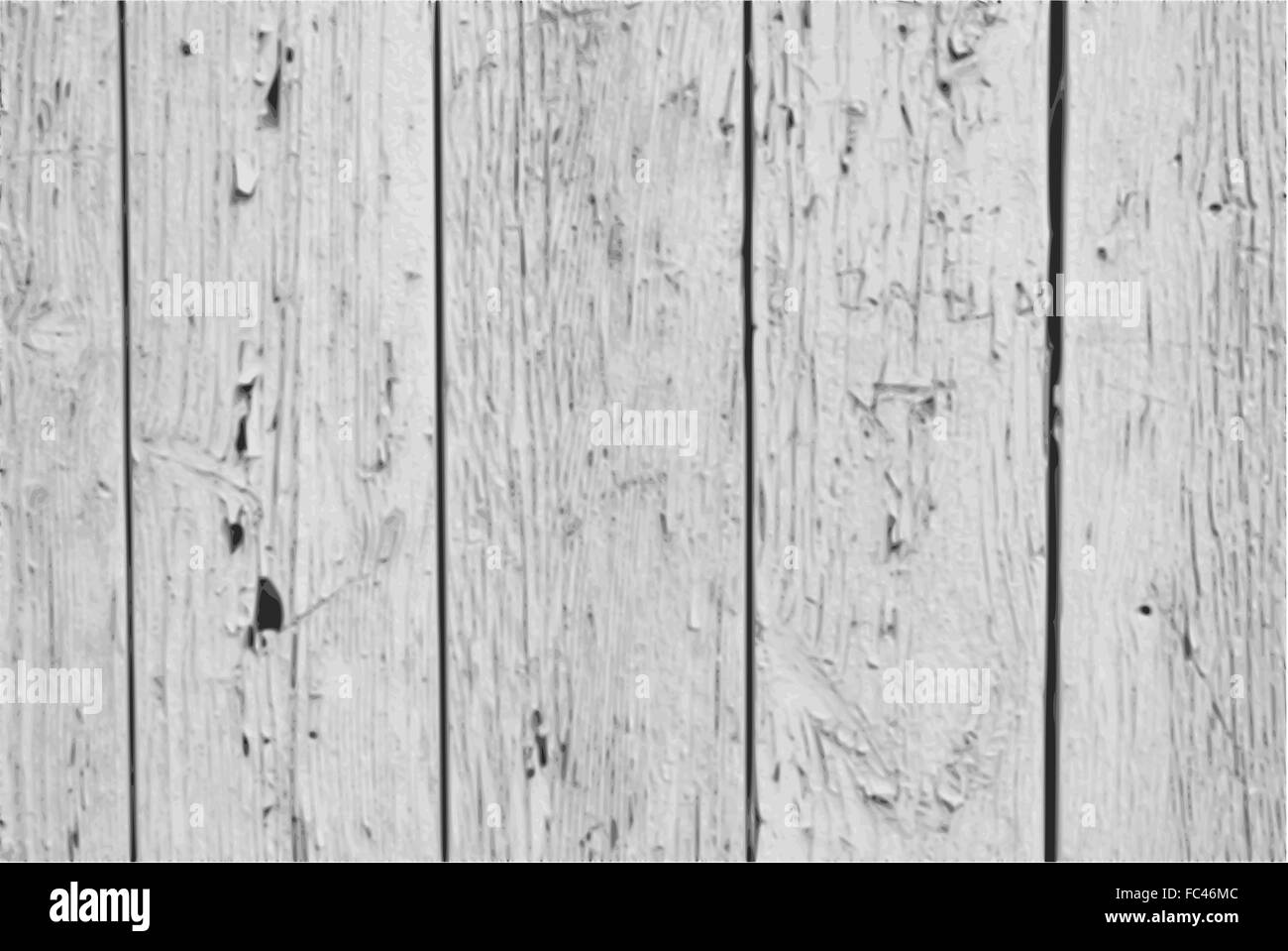 Vector Vintage sfondo bianco parete in legno Foto Stock