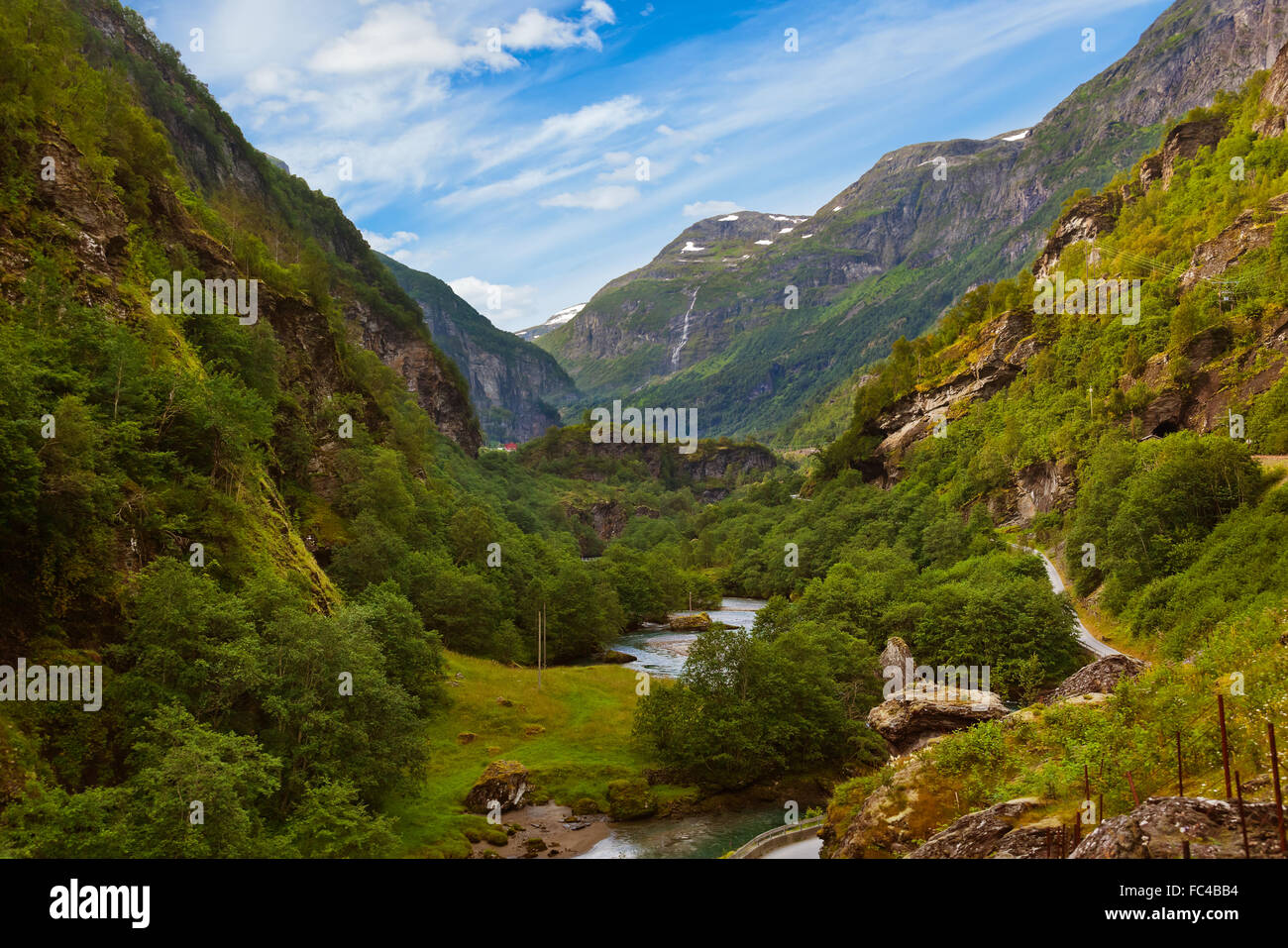 Flam, Norvegia Foto Stock