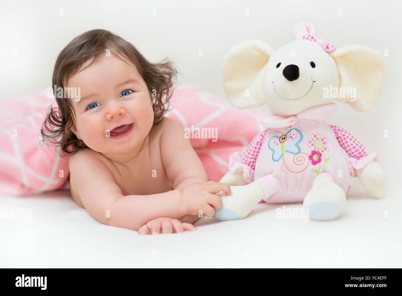 Bellissima bambina Foto Stock