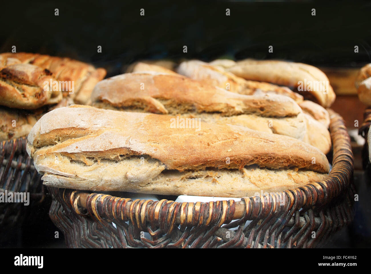 Tedesco tradizionale pane contadino Foto Stock