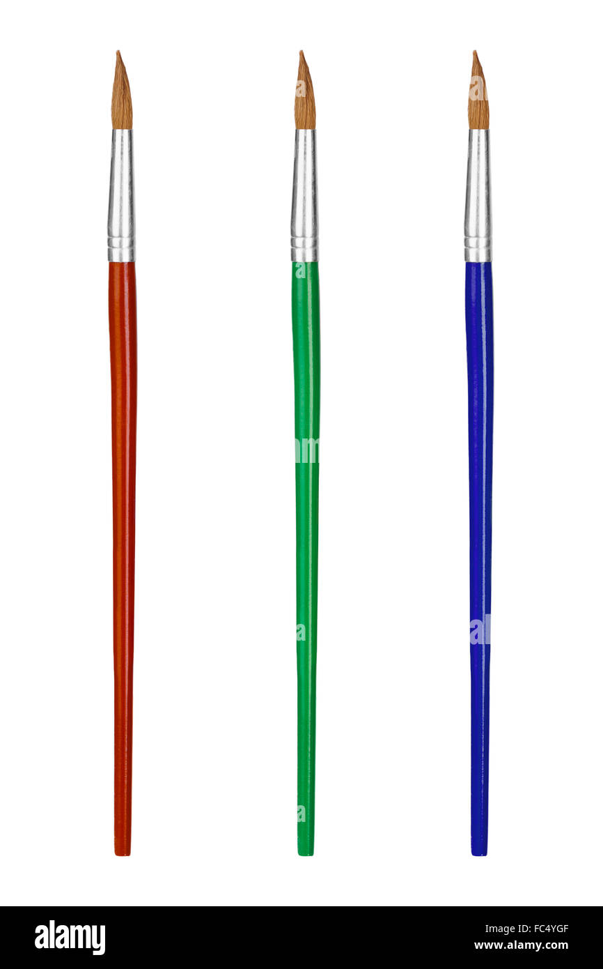 Pennelli multicolore Foto Stock