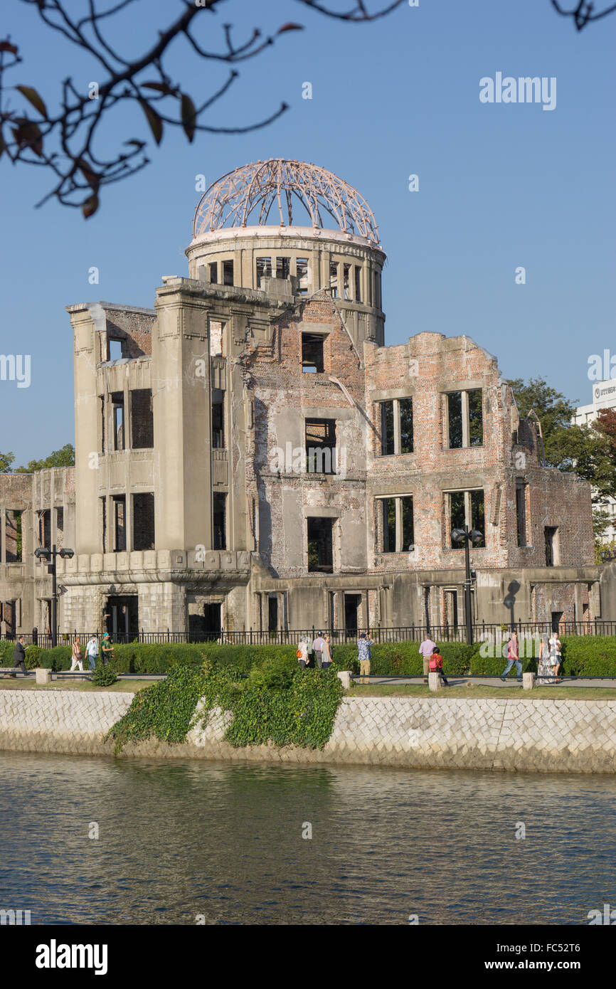 La Cupola della Bomba Atomica Hiroshima Foto Stock