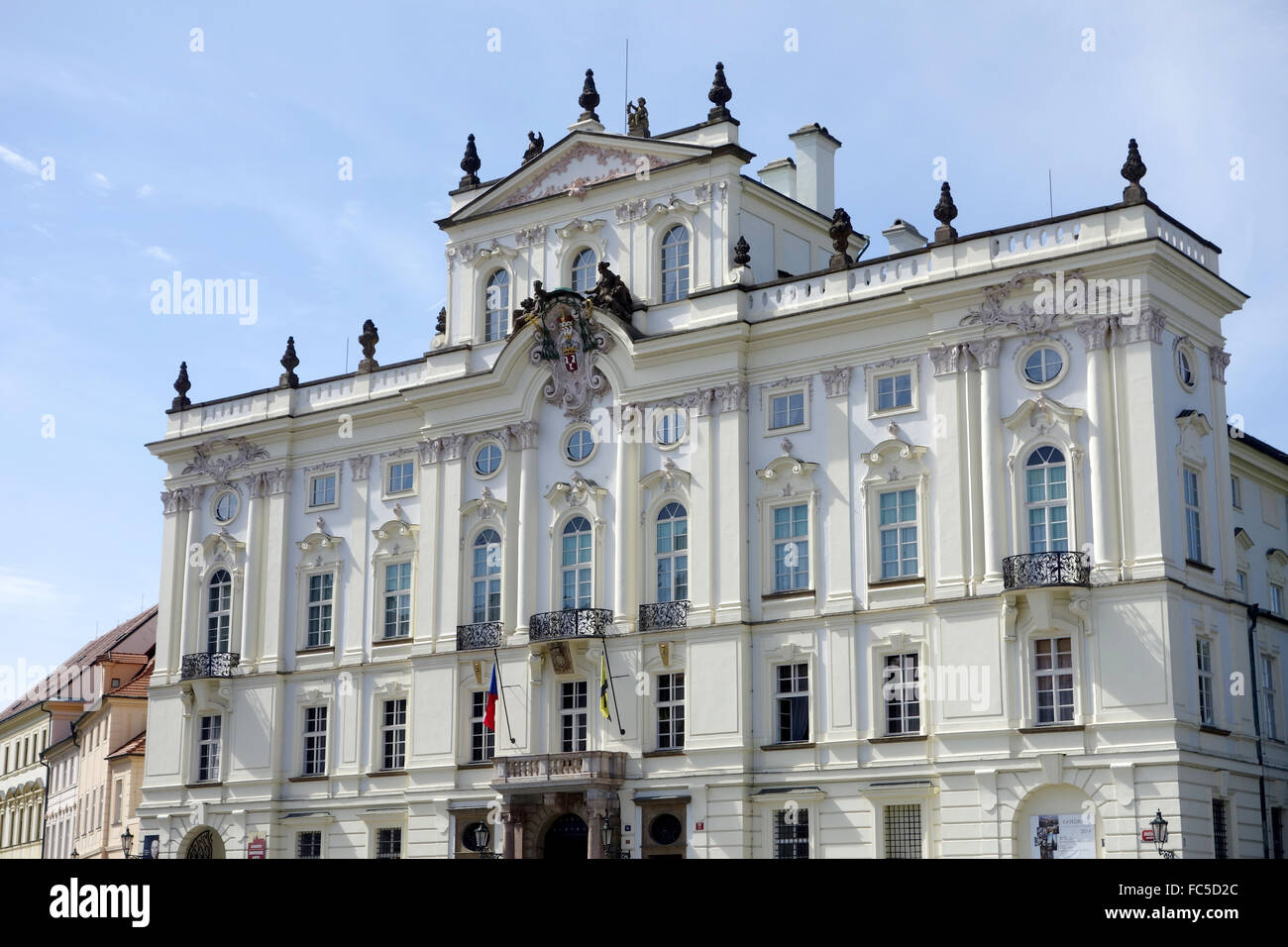 Palazzo dell'Arcivescovo di Praga Foto Stock