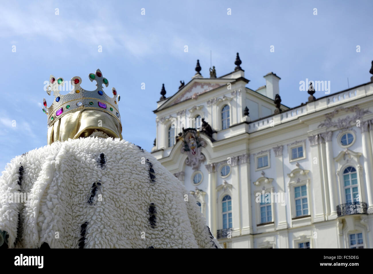 Palazzo dell'Arcivescovo di Praga Foto Stock