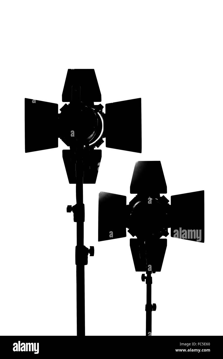 Studio di luce attrezzature per la fotografia Foto Stock