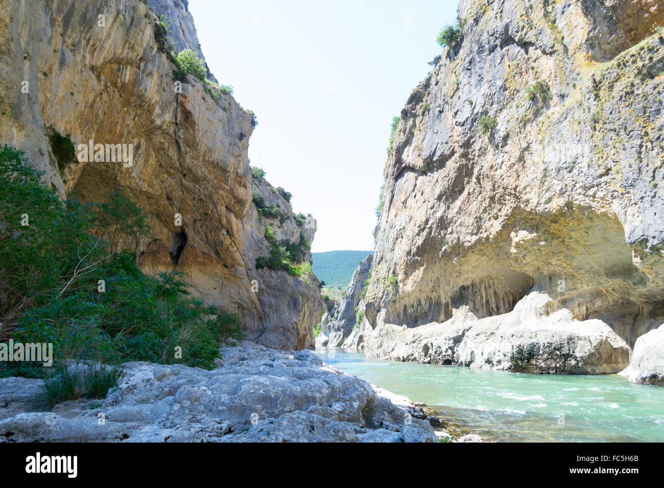 Canyon di Lumbier Foto Stock