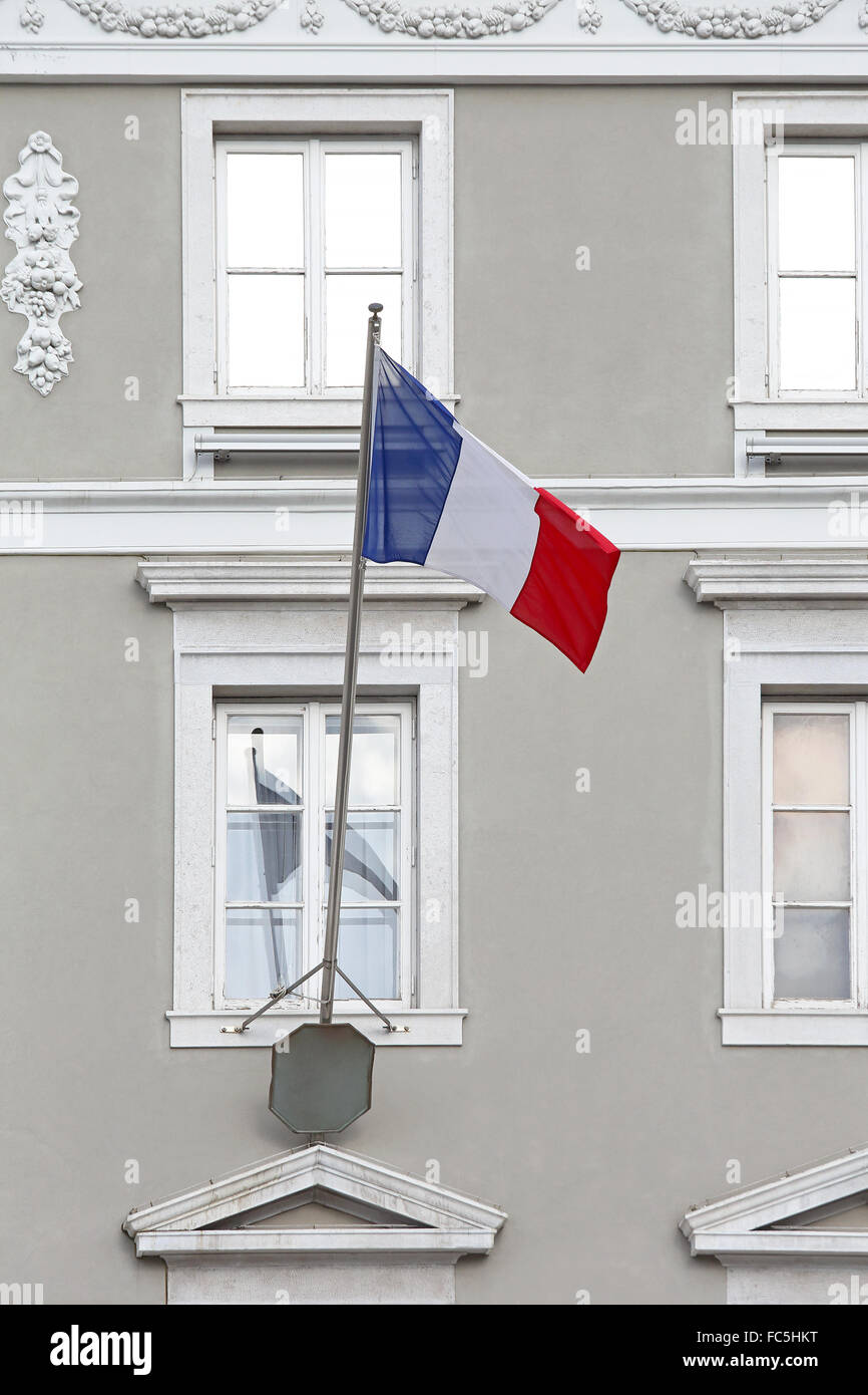 Bandiera della Francia Foto Stock