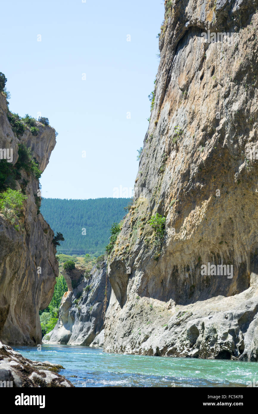 Gorge vicino a Lumbier Foto Stock
