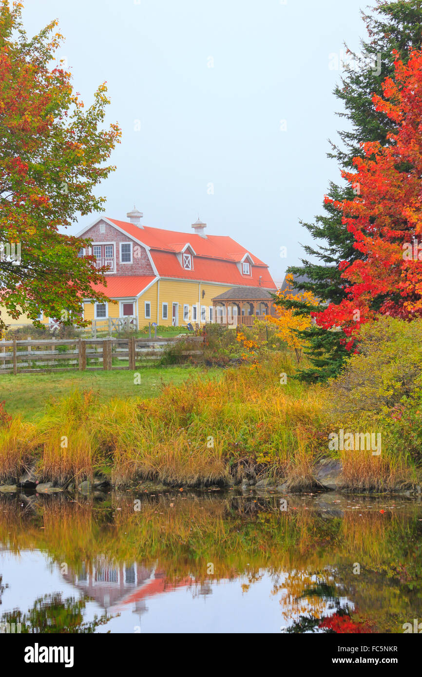 Salsbury Cove, isola di Mount Desert, Maine, Stati Uniti d'America Foto Stock