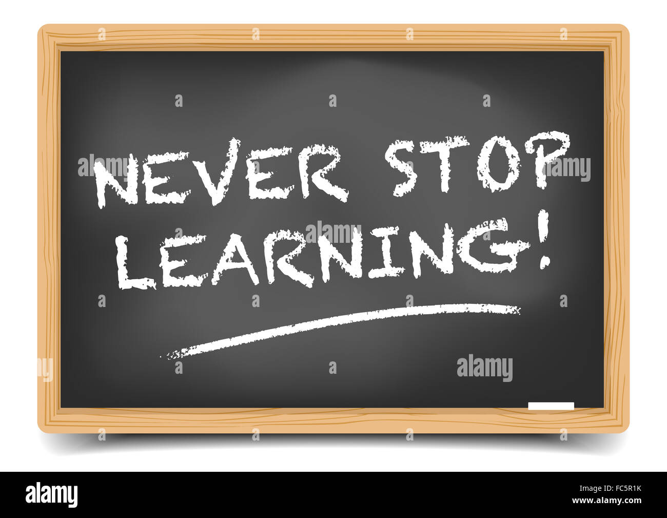 Non smettere mai di imparare Foto Stock