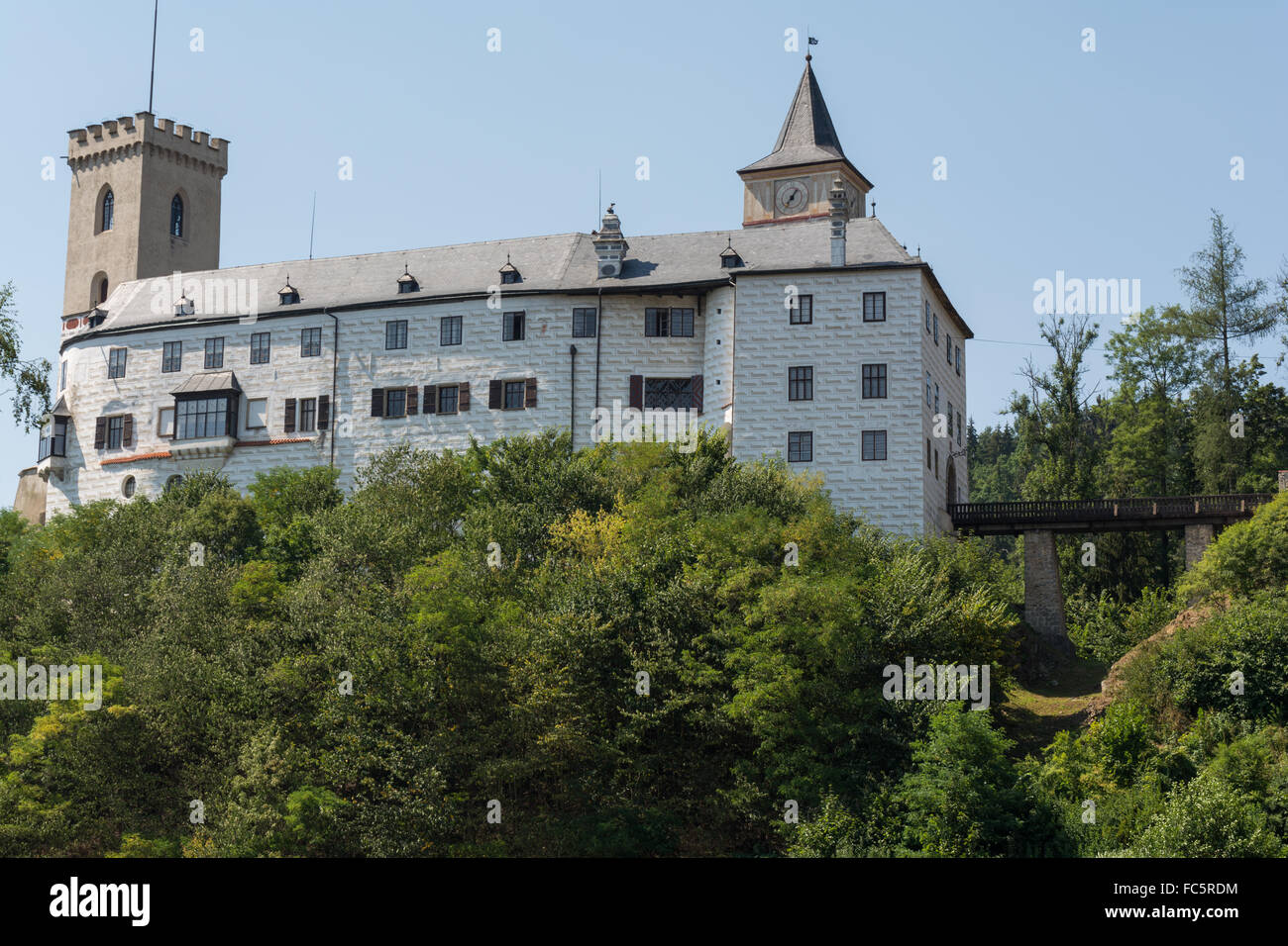 Rosenberg Castle - Repubblica Ceca Foto Stock