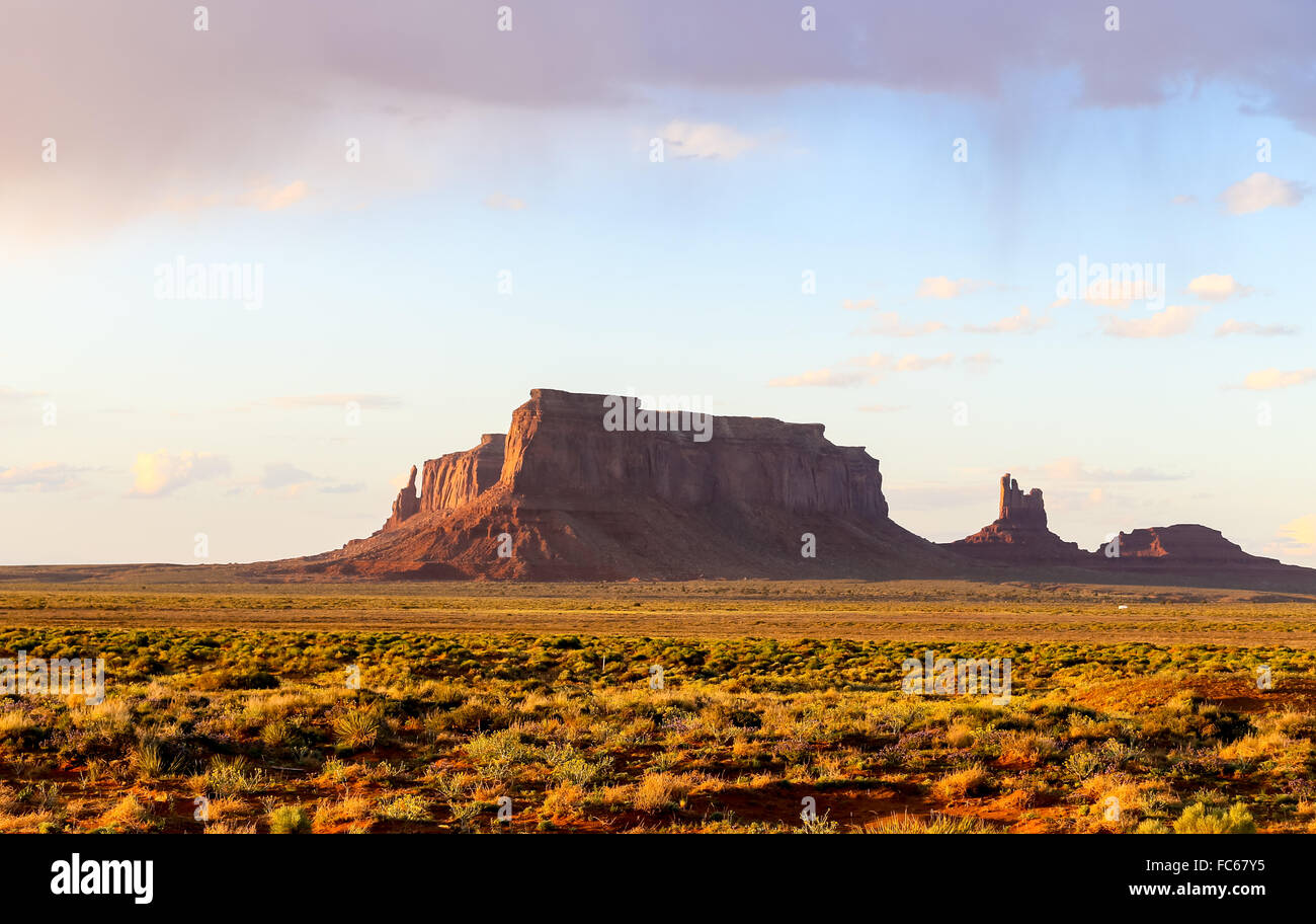 Eagle Mesa in Monument Valley Foto Stock