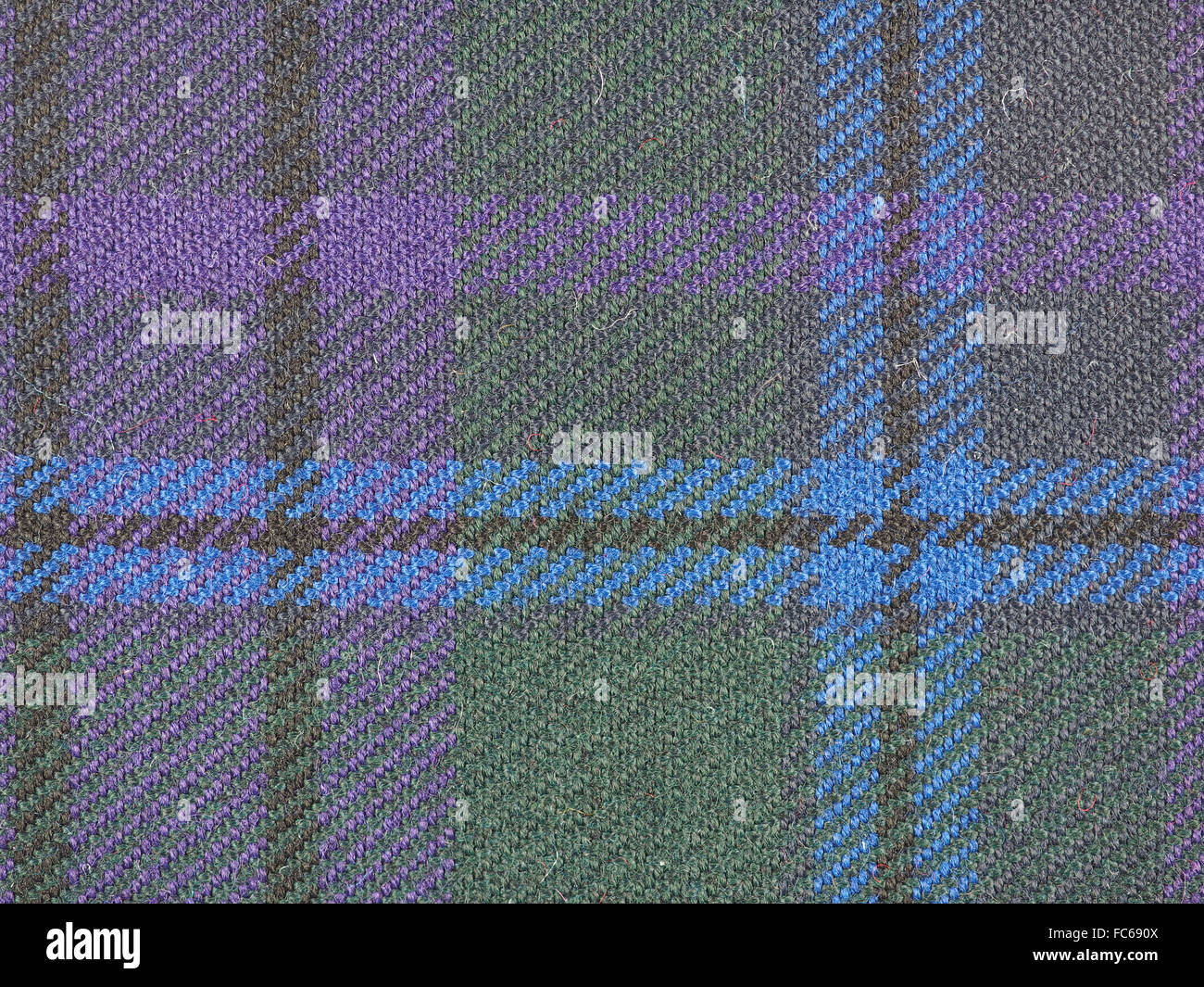 Tessuto di tartan background Foto Stock