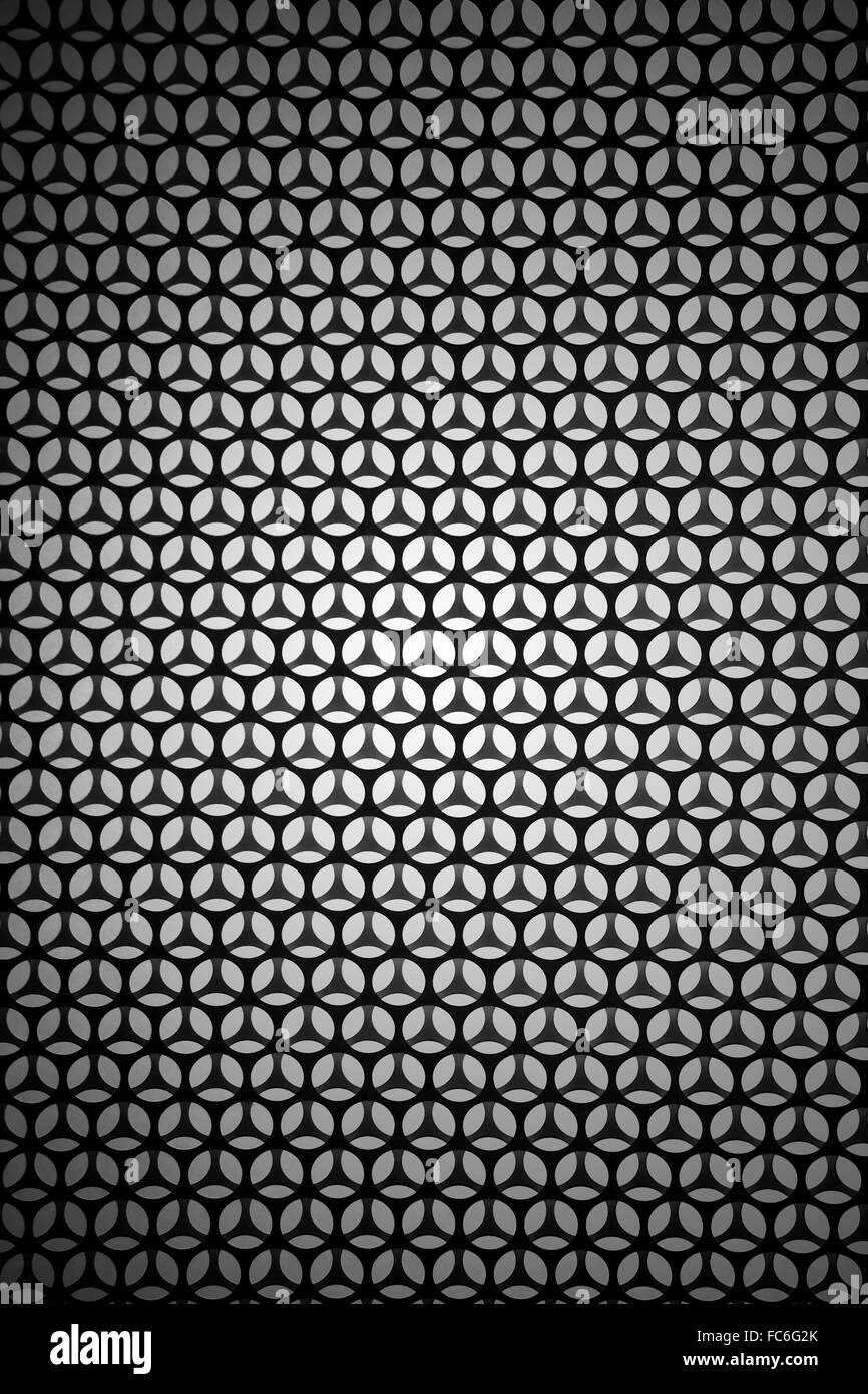 Cerchi astratto e stelle Foto Stock