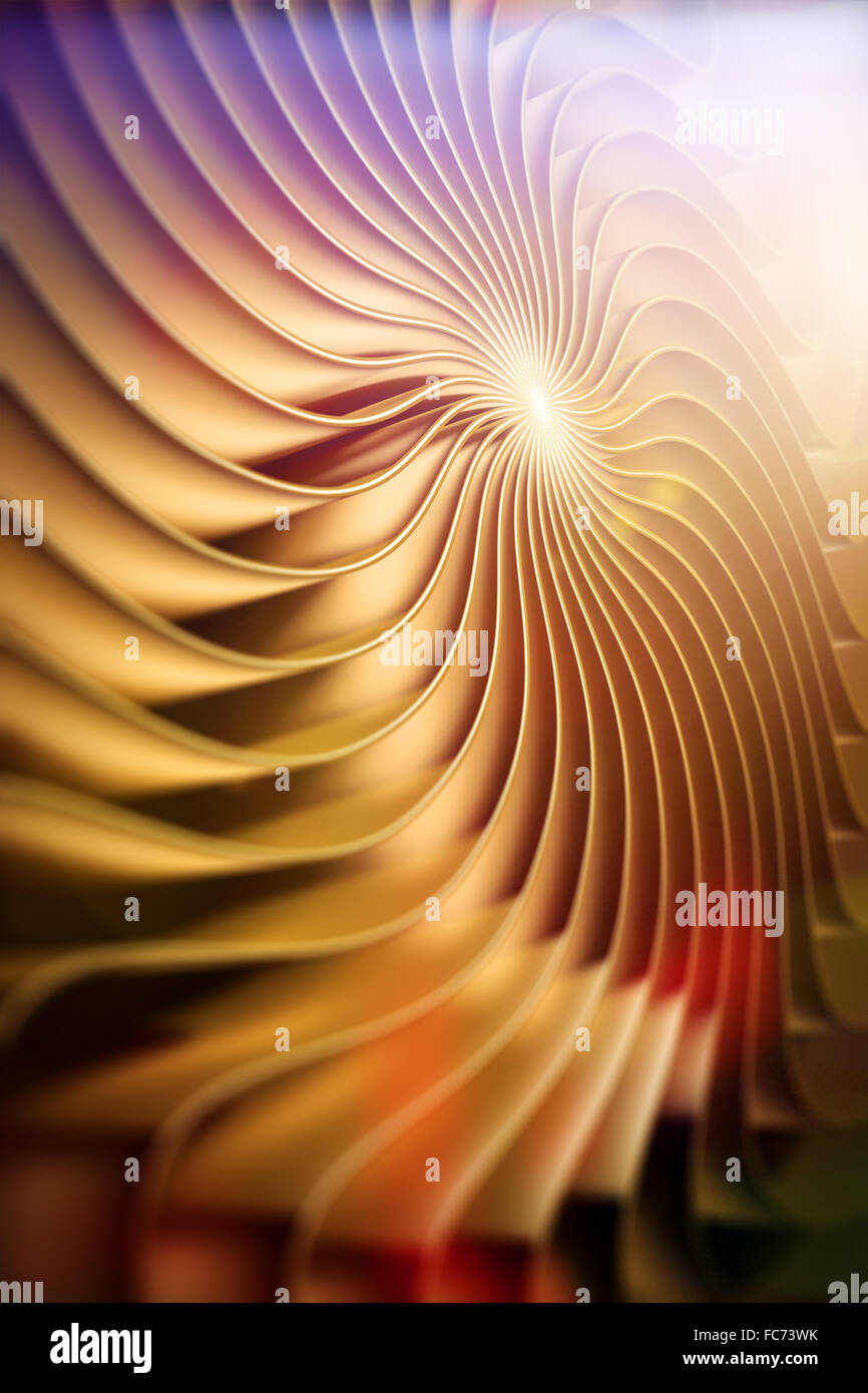 Turbinio astratto Foto Stock