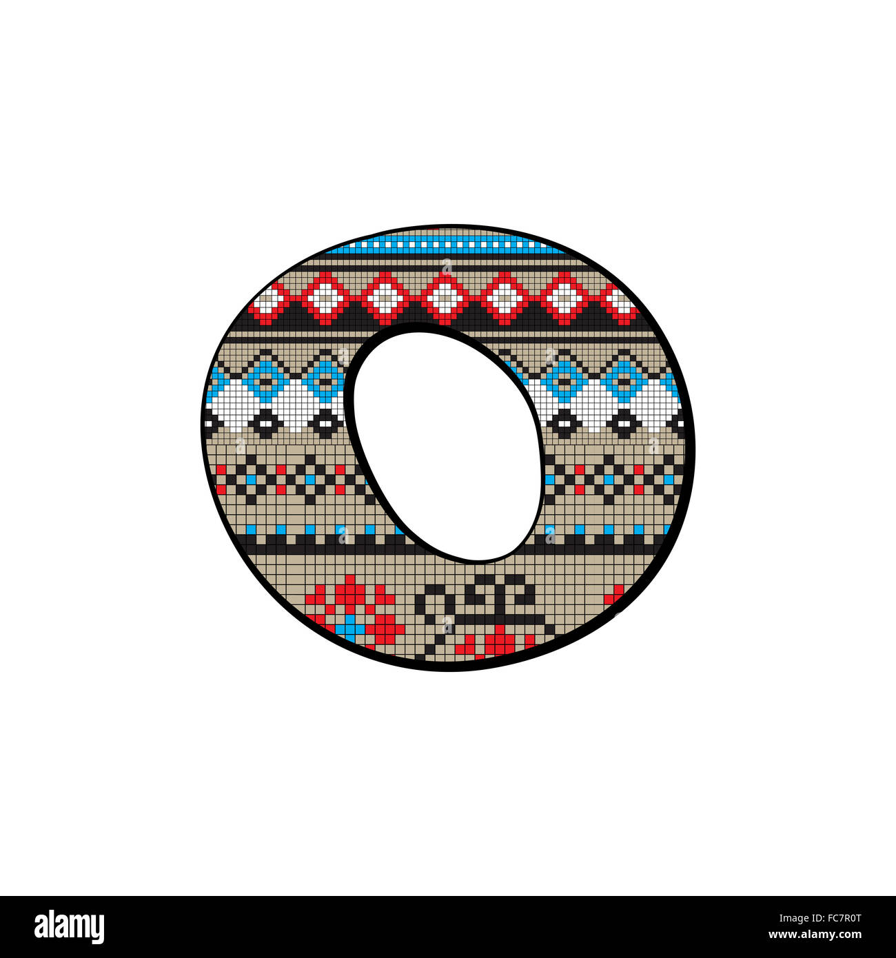 lettera o piccolo Foto Stock