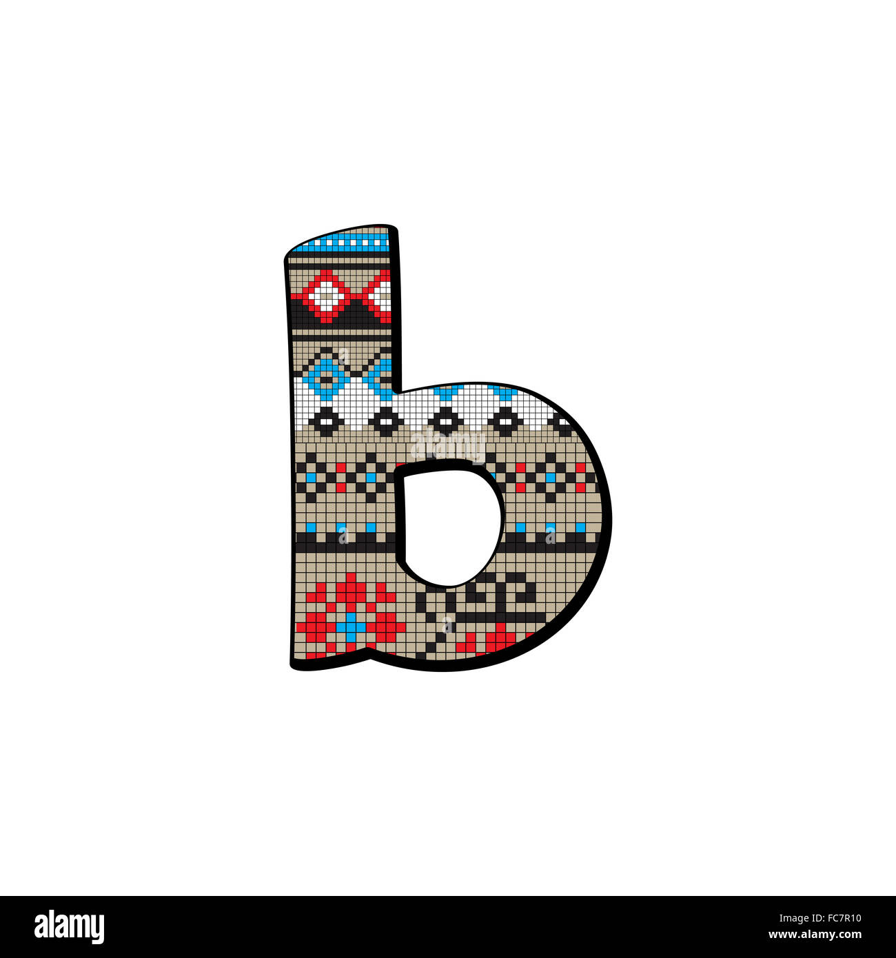 lettera b piccolo Foto Stock