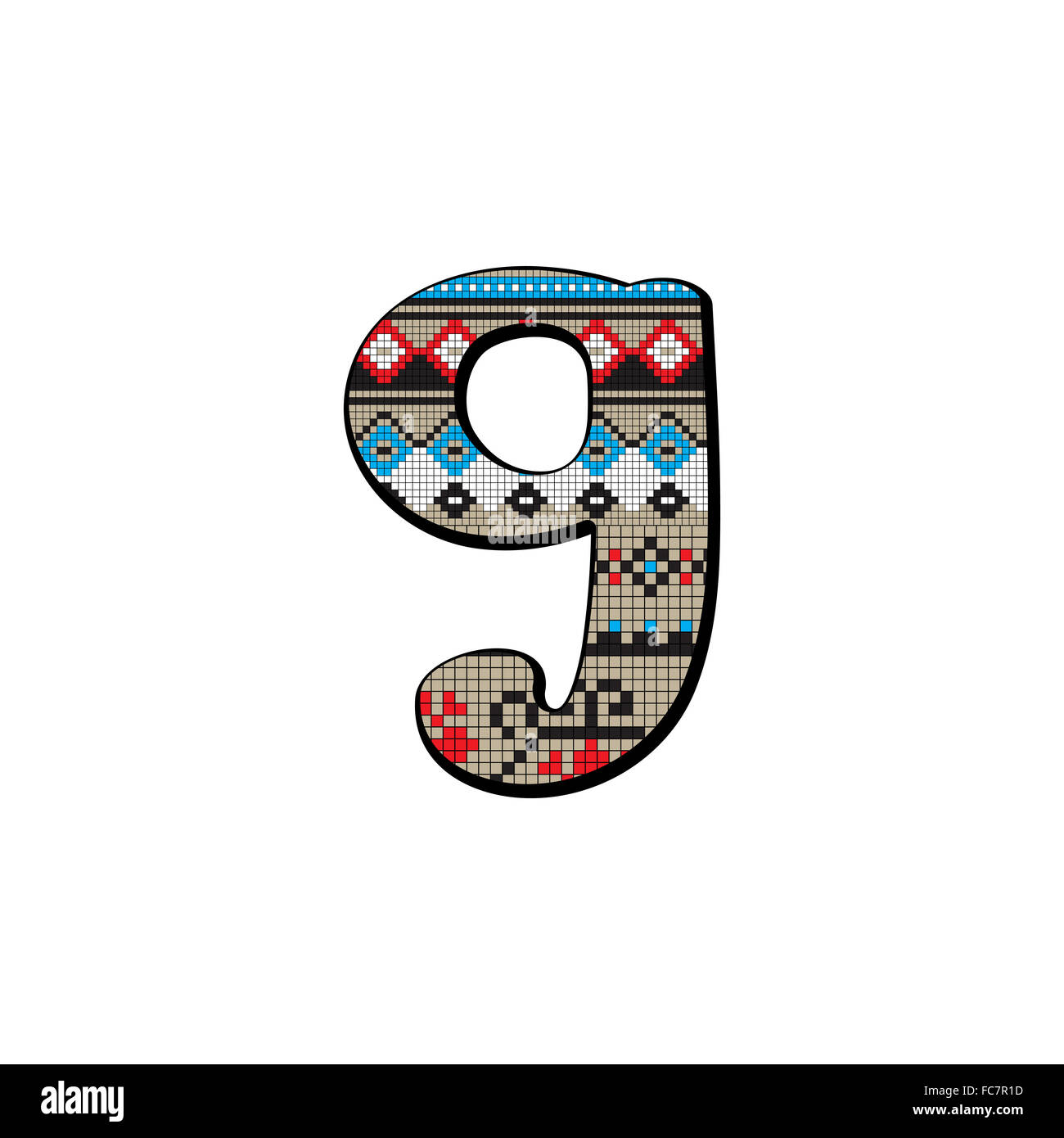 lettera g piccolo Foto Stock