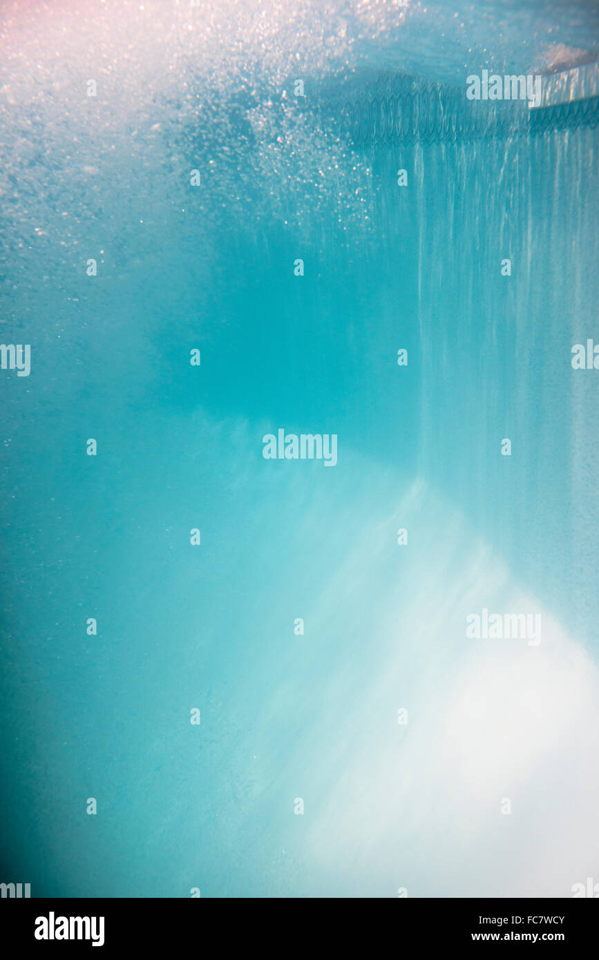 Vista subacquea della piscina Foto Stock