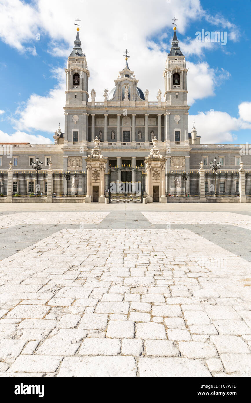 Cattedrale di real Madrid Foto Stock