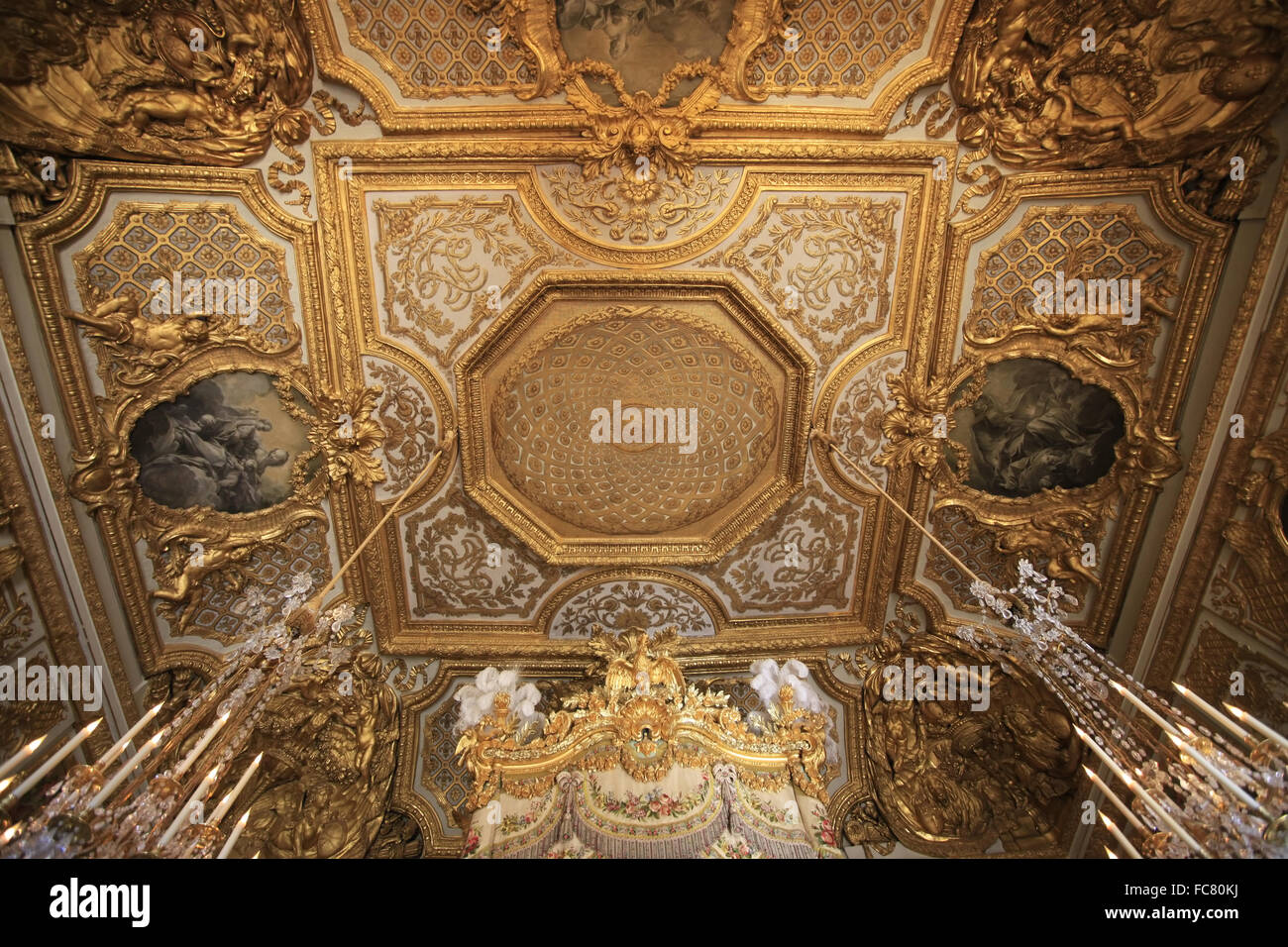 Castello di Versailles Foto Stock