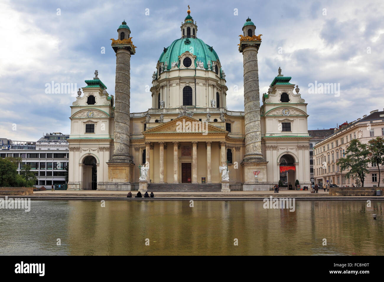 La Chiesa di San Carlo Borromeo Foto Stock