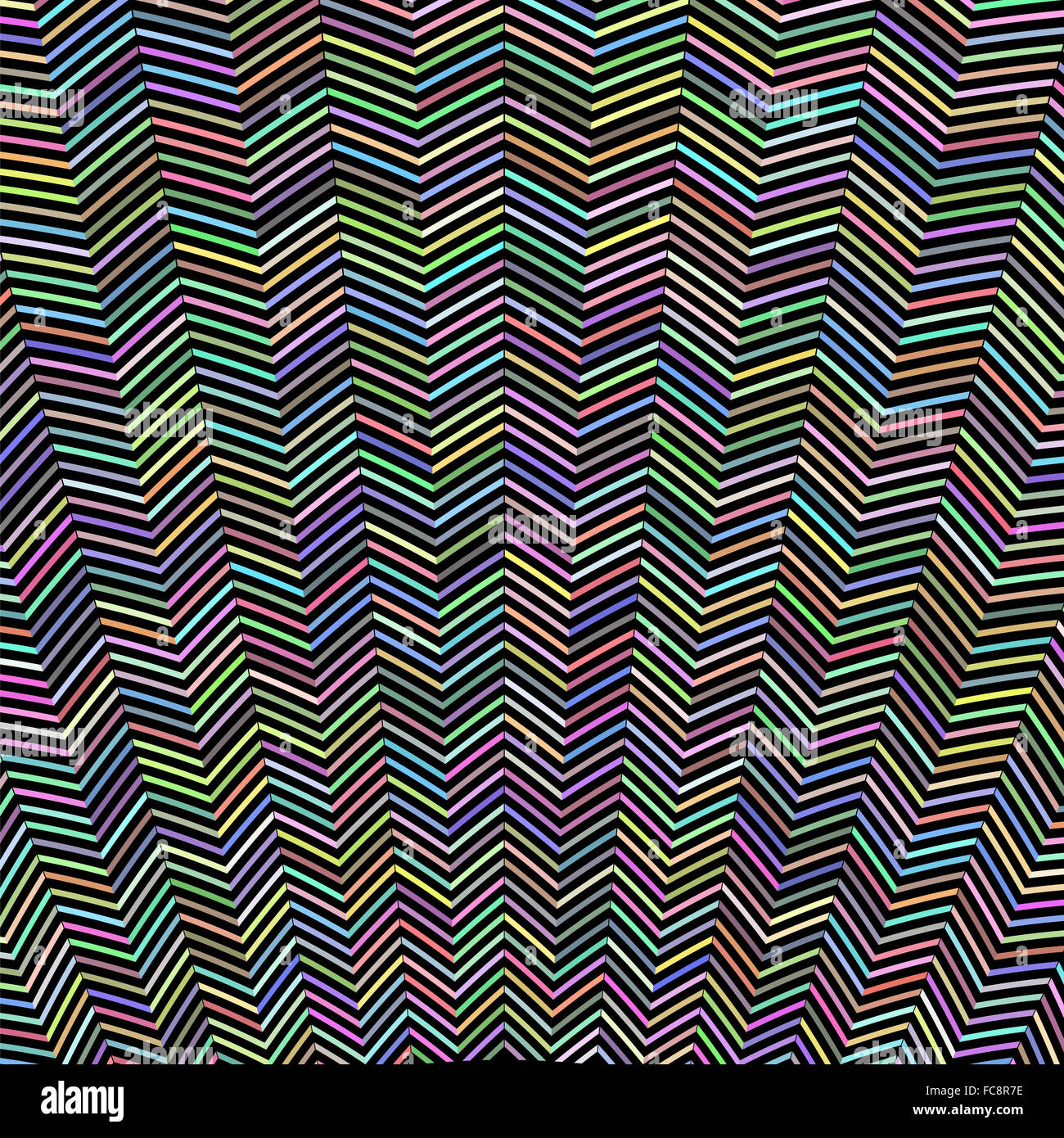 Abstract a zig zag Foto Stock