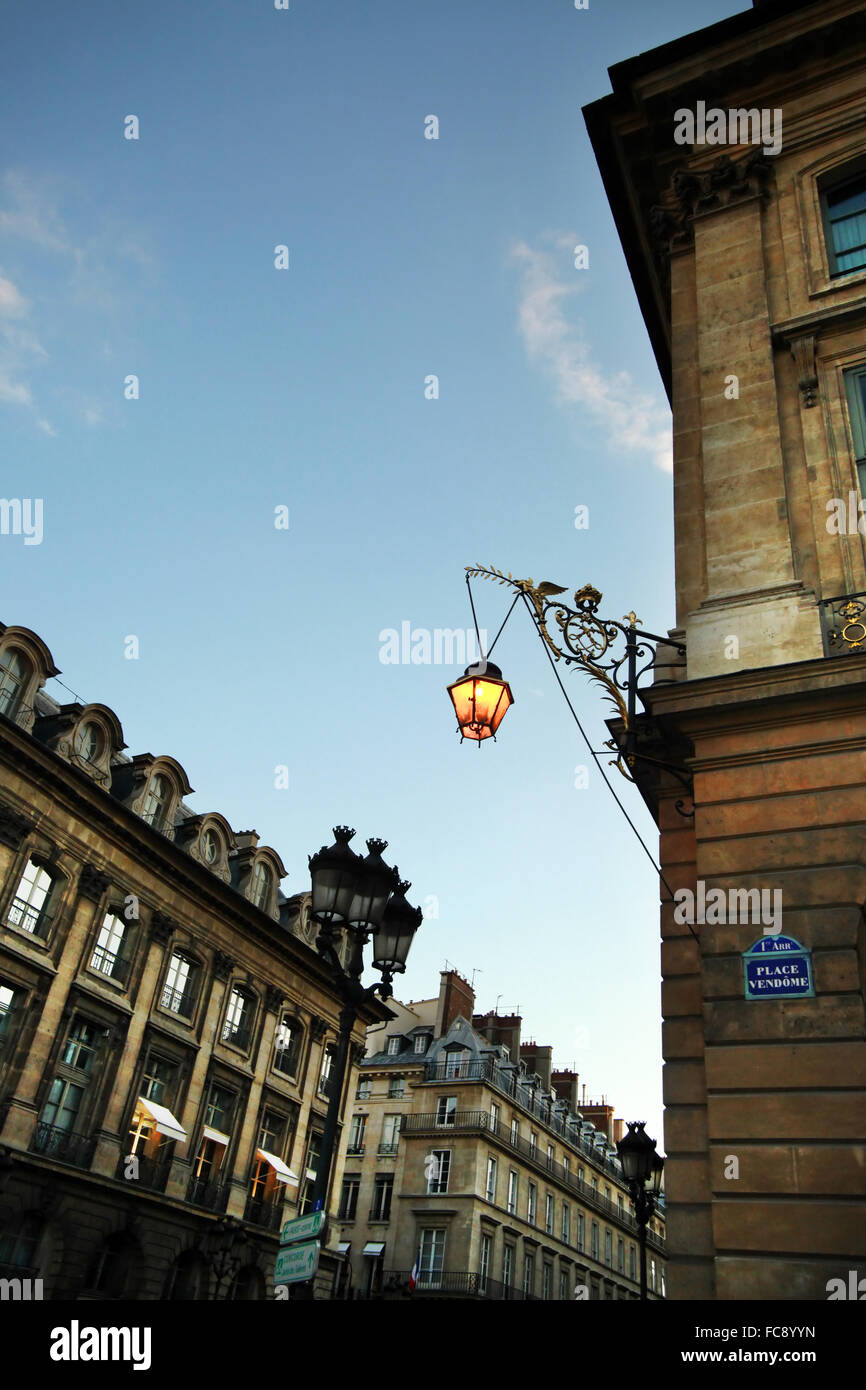 Parigi di sera Foto Stock