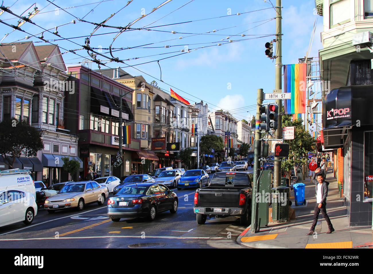 Quartiere Castro di San Francisco Foto Stock